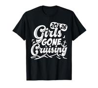 Chicas Que se han ido de Crucero a Juego Besties Viaje en Crucero Vacaciones Camiseta