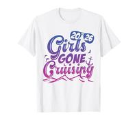 Chicas Que se han ido de Crucero a Juego Besties Viaje en Crucero Vacaciones Camiseta