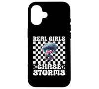 Chicas Reales Chase Storms Storm Chaser Storm Chasing Tornado Carcasa para iPhone 16