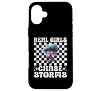 Chicas Reales Chase Storms Storm Chaser Storm Chasing Tornado Carcasa para iPhone 16 Plus