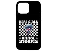 Chicas Reales Chase Storms Storm Chaser Storm Chasing Tornado Carcasa para iPhone 16 Pro MAX