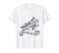 Chicas Ser Chicas Mantiss Rezando Humor Oscuro Feminista Camiseta