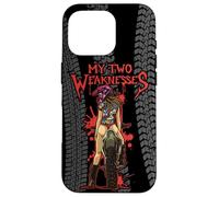 Chicas Sexy y Motocross Son Mis Dos Debilidades Clásico Carcasa para iPhone 16 Pro
