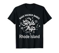 Chicas Viaje Babes Vacaciones Viajes Rhode Island Camiseta