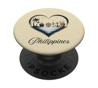 Chicas Viaje Crucero Vacaciones Viajes Filipinas PopSockets PopGrip Adhesivo