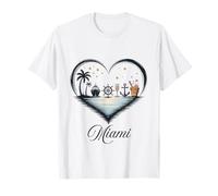 Chicas Viaje Crucero Vacaciones Viajes Miami Camiseta