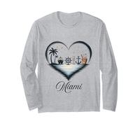 Chicas Viaje Crucero Vacaciones Viajes Miami Manga Larga