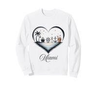 Chicas Viaje Crucero Vacaciones Viajes Miami Sudadera