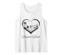Chicas Viaje Crucero Vacaciones Viajes Virginia Beach Camiseta sin Mangas