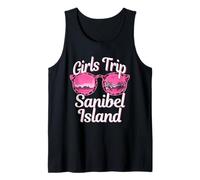 Chicas Viaje Isla Sanibel Florida Bachelorette Mujeres Camiseta sin Mangas