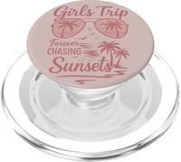 Chicas Viaje Para Siempre Persiguiendo Puestas De Sol Playa PopSockets PopGrip para MagSafe