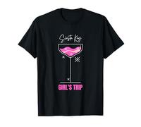 Chicas Viaje Playa Bebida Siesta Key Florida Camiseta