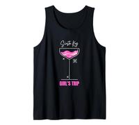 Chicas Viaje Playa Bebida Siesta Key Florida Camiseta sin Mangas