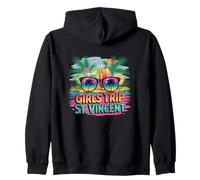 Chicas Viaje San Vicente Mejores Amigos Vacaciones Isla Vibes Sudadera con Capucha