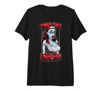 Chicas Zombies Necesitan Amor Demasiado Divertido Halloween Pop Art Dead Girl Camiseta Premium