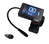 ChicBosom Acelerador eléctrico de pulgar con pantalla LCD, conector impermeable de 6 pines, panel de visualización del acelerador de dedo para Kugoo Z-920 Display Acelerador Palanca del acelerador