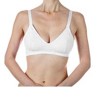 Chicco 00021162000320 Sujetador de Lactancia de algodón, Talla 3D, Blanco