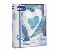 Chicco 023122 - Corazón para Celebrar el Nacimiento del bebé, Color Azul