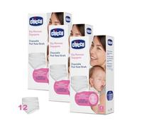 Chicco 12 bragas desechables posparto de malla elástica, suaves y cómodas, talla única, 3 paquetes de 4 unidades, bragas absorbentes postparto