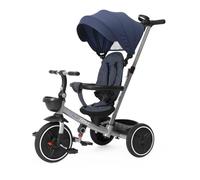 Chicco, 4in1 Trike Triciclo con Estructura de Metal, Ruedas Goma EVA, Cinturón de 4 Puntos, Manillar Telescópico y Capota Desmontable, Cochecito con Asiento Reversible, Cesta, Juguete 6 Meses - 5 Años