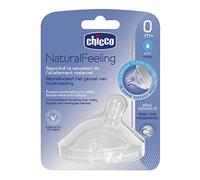 Chicco 81111100030 Naturalfeeling - Tetina inclinada (flujo lento, más de 0 meses)