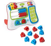 Chicco Ábaco Contar y Aprender, Juguete Educativo Infantil en 4 Idiomas para Aprender Números y Sumas, Inspirado en el Método Montessori, Electrónico e Interactivo, Juguetes Niños 2 Años, 6 Años