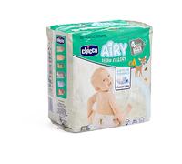 Chicco Airy Ultra Fit&Dry Maxi Talla 4 Pañales para Bebés 7-18 kg, 19 unidades