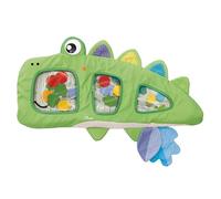 Chicco Alfombra Sensorial Acuática Cocodrilo, Alfombra Suave, Juguete Inflable de Aire y Agua para Bebé, Estímulos Táctiles y Actividades Manuales, Variedad de Texturas, Juguetes para Bebé 6-36 Meses