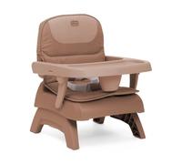Chicco Alzador de Silla para Niños para comer, 6 Meses +, Trona Elevadora para Mesa, Portátil, Altura Ajustable, Bandeja Extraíble, Plegado Compacto, Cojín Suave Extraíble, Lavable a Máquina