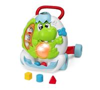 Chicco Andador Dino Primeros Pasos para Niños en Forma de Dinosaurio, Centro de Actividades Electrónico, Luces, Sonidos, Ruedas Grandes para Mayor Estabilidad, Manillar Ergonómico, 9-24 Meses