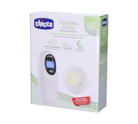 Chicco Audio Monitor para Bebés You&Me Digital FHSS, Alcance de 300 m, Activación por Voz VOX, Micrófono de Alta Sensibilidad, Unidad para Padres Recargable por USB