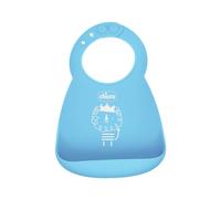 Babero Chicco Easy Roll Azul 6m+