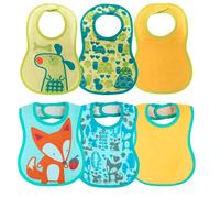 Baberos de comida decorados Chicco +6m Verde 3 unidades