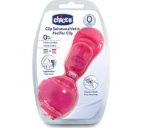 Chicco Clip Salvasucchietto broche para chupete Rosa Chica