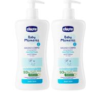 Chicco Baby Moments Bagno Corpo sin Lágrimas, Gel de Baño para Bebés, con Fórmula Natural, con Extracto de Caléndula, Propiedades Emolientes, 0+ Meses - 500 ml (Paquete de 2)