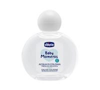 Chicco Baby Moments Agua de Colonia, Agua Refrescante y Suave para Bebé, Delicada Fragancia con Ingredientes de Origen Natural, 0 Meses+,100 ml