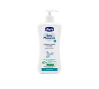 Chicco Baby Moments - Crema corporal líquida con leche de almendras con fórmula natural, 0+ meses - 500 ml