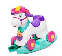 Chicco Baby Rodeo, Caballito Balancín para Bebés, Juguete Infantil Educativo e Interactivo, Poni Correpasillos para Niños con Efectos Sonoros, Juguetes para Niños de 1-3 Años, Rosa