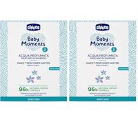 Chicco Baby Skin - Agua perfumada, 100 ml, 0 M + (Paquete de 2)