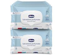 Toallitas Multiuso Para Bebés, Con Clip, Sin Alcohol, Perfumadas, Adecuadas Para Pieles Sensibles, Megapack de 864 Toallitas, 12 Paquetes de 72 Toallitas Cada Uno