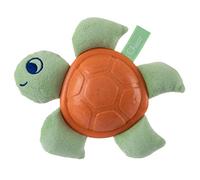 Chicco Baby Tortuga Eco+, Mordedor de Peluche, Juguete Sostenible Realizado con Materiales Reciclados, Sin Pintura, Juguete Texturizado, Primeros Juguetes Bebés 3 Meses, Verde y Naranja