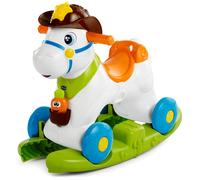 Chicco - Balancín Correpasillos Y Centro De Actividades Electrónicas Baby Rodeo 3 En 1