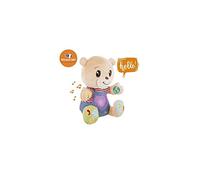 Chicco- Bear,Heart L'Ourson Des Emotions Bilinggue, Color Teddy l'orsetto bilingue Inglese/Francese, Medium (ARTSANA 00007947000030)