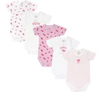 Chicco Bebé-Niñas Set de 4 Bodies de Manga Corta