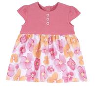 Chicco Bebé-Niñas Vestido de Manga Corta con una Cómoda Apertura con Botones 261