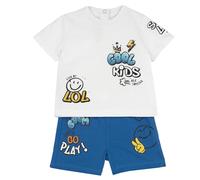 Chicco Bebé-Niños Conjunto con Camiseta y Pantalones Cortos decorada con un tierno osito 261