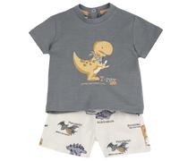 Chicco Bebé-Niños Conjunto con Camiseta y Pantalones Cortos decorada con un tierno osito 261
