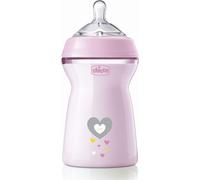 Chicco Bib Bib Nat-Feel 6 M+ Menina 330 ml