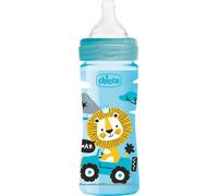 Chicco Biberão Well Being Silicone Selva Azul 250 ml 1 Unidade