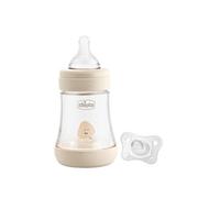 Chicco Biberón +0m 150ml + Chupete Silicona Soft 0-2m